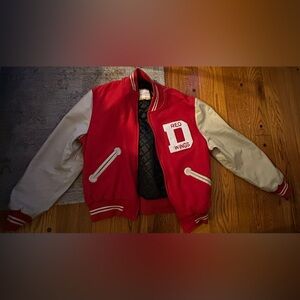 Detroit Red Wings Jacket Mitchell & Ness Size 48 Xl Nhl Varsity